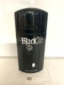 A FACTICE/DUMMY BOTTLE - PACO ROBANNE BLACK XS, 36 CMS.