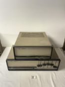 A VINTAGE RADFORD STEREO CONTROL UNIT SC 24, AND A RADFORD STEREO POWER AMPLIFIER SPA 50.