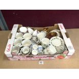 ROYAL ALBERT SWEET ROMANCE CUPS AND SAUCERS, ROYAL DOULTON EXPRESSIONS CUPS AND SAUCERS AND MORE.