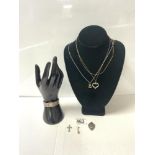 HALLMARKED AND 925 SILVER JEWELLERY INCLUDES WATCH NECKLACES AND PENDANTS