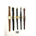 LONGINES GENTS AND LADIES WITH TWO RAYMOND WEIL LADIES WATCHES ALL QUARTZ