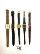 LONGINES GENTS AND LADIES WITH TWO RAYMOND WEIL LADIES WATCHES ALL QUARTZ