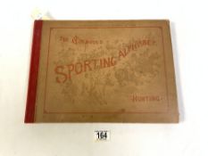 THE CORBOULD SPORTING ALPHABET BOOK - 28 HUNTING PICTURES - ALL COLOURED BY HAND.
