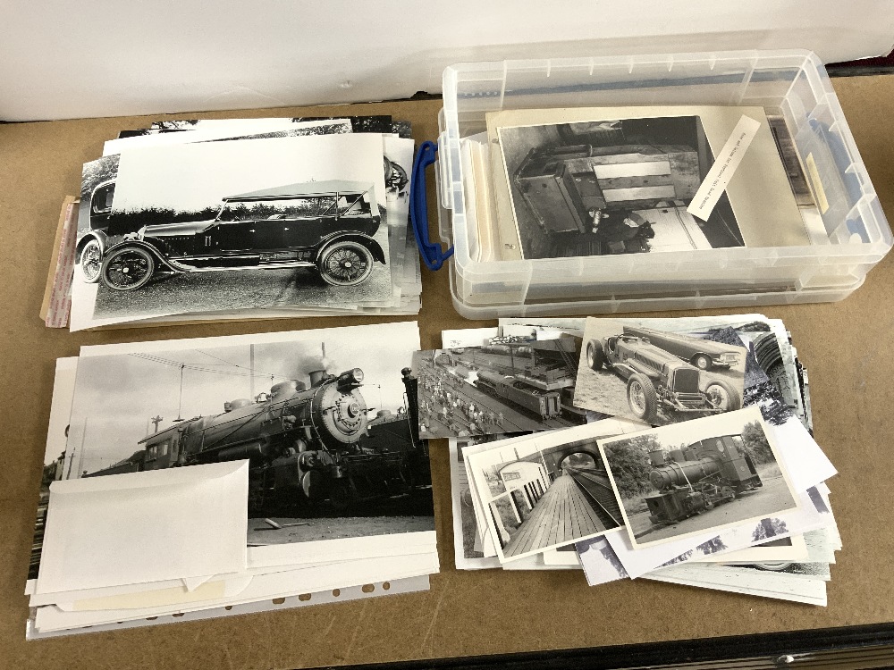 QUANTITY OF COPIES OF STUNNING PHOTOGRAPHS OF VINTAGE LUXURY CARS, RACING CARS, ENGINEERS, AND - Image 8 of 9