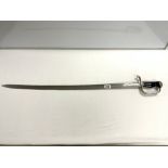 A REPLICA RE-ENACTMENT SWORD.