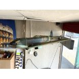LARGE MODEL AIRCRAFT SPITFIRE 64 X 56 (INCHES) A/F