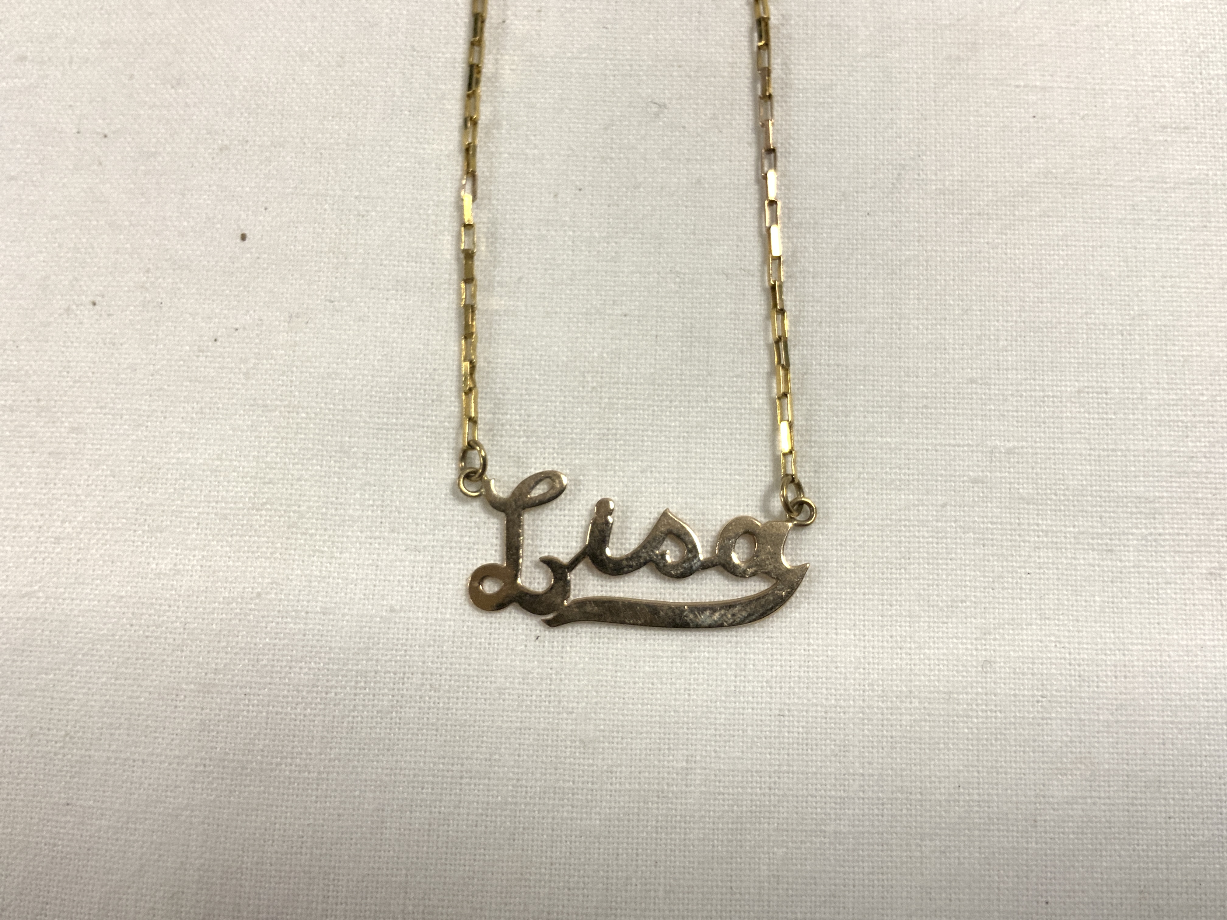 375 GOLD NECKLACE WITH PENDANT (LISA) - Image 3 of 4