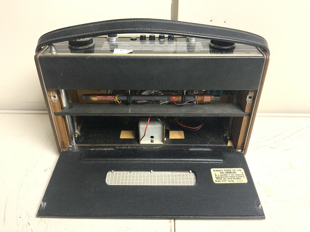 ROBERTS PORTABLE RADIO, AND 1960s FERGUSON RADIO. - Image 8 of 9