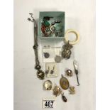 MIXED JEWELLER INCLUDES HALLMARKED BABIES TEETHING RING AND MORE