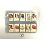 QUANTITY OF CIGARETTE AND TRADE CARDS - RARE EARLIER SETS AND PART SETS, GALLAHER ALLIED FLAGS,