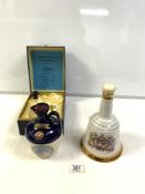 RUTHERFORDS WHISKY CERAMICS JUG UNOPENED, LTD EDITION 19/100 TO COMMEMORATE QUEEN MOTHER 100th