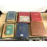 TWELVE VARIOUS STAMP ALBUMS - GB AND MORE.