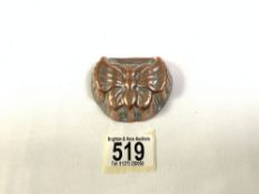 SMALL VICTORIAN COPPER JELLY MOULD IN THE FORM OF A BUTTERFLY, 7X6 CMS.