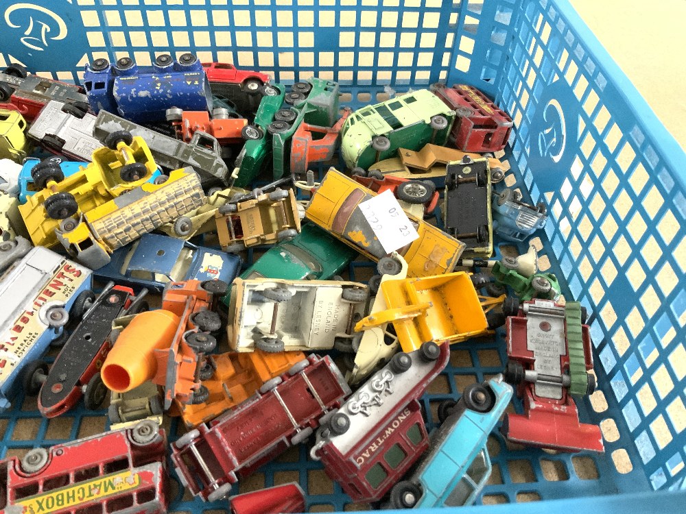 A QUANTITY OF TOY CARS, MOSTLY LESNEY. [ PLAY WORN ]. - Image 4 of 4