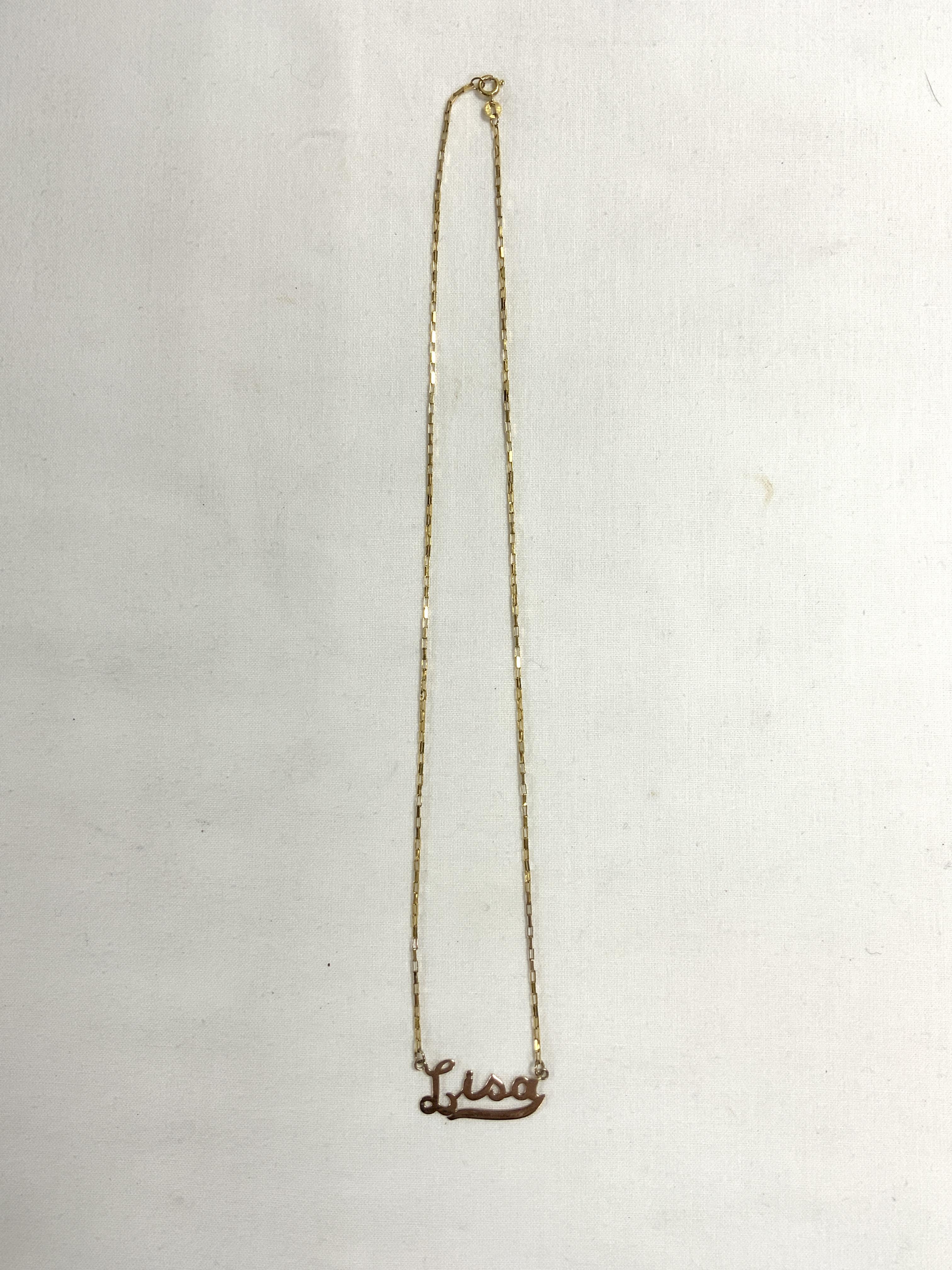 375 GOLD NECKLACE WITH PENDANT (LISA) - Image 2 of 4