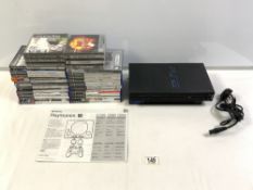 SONY PLAYSTATION 2, AND GAMES, ALSO PLAYSTATION 1 GAMES.