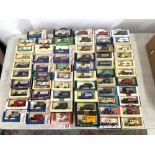 QUANTITY OF BOXED MODEL TRANSPORT VEHICLES, - LLEDO DAYS GONE AND OTHERS.