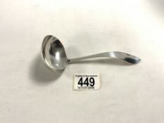 MARKED CARTIER STERLING SILVER SAUCE LADLE 16CM 54 GRAMS