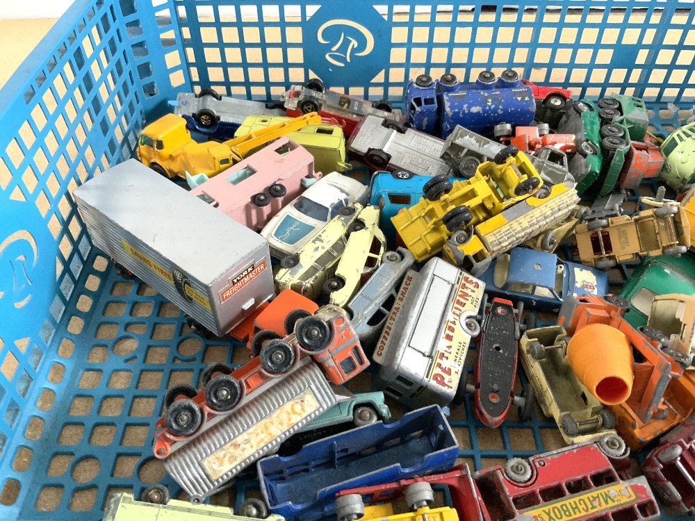 A QUANTITY OF TOY CARS, MOSTLY LESNEY. [ PLAY WORN ]. - Image 3 of 4