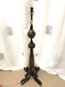 IRON BASED AFRICAN LAMP STAND, 11`4 CMS.
