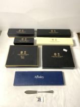 ARTHUR PRICE BOXED CUTLERY, TEA KNIVES AND FORKS, CHEESE KNIFE, AND MORE, AINSLEY BREAD KNIFE.