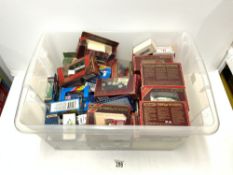 QUANTITY OF MATCHBOX MODELS OF YESTERYEAR - TRANSPORT ADVERTISED VEHICLES.