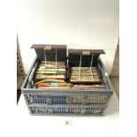 APPROX 150 - 200 - 7" VINYL RECORDS, INCLUDES MOTOWN - DETROIT SPINNERS, BOWIE, JACKIE WILSON, HOT