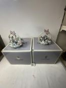 TWO LLADRO FIGURES - PURR-FECT, AND A LITTER OF LOVE, WITH BOXES.