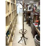 BENTWOOD COAT STAND.