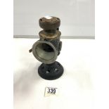 MILITARY LAMP BY T.E.BLANDON OF BIRMINGHAM 21CM