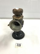 MILITARY LAMP BY T.E.BLANDON OF BIRMINGHAM 21CM