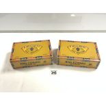 TWO KING EDWARD THE SEVENTH IMPERIAL BOXES OF 50 CIGARS.