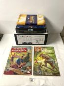 SEGA PC TOTAL WAR ERAS BOXED SET, A REALISTIC SENSING CONTROL HELICOPTER IN BOX, AVENGERS BOOKLETS