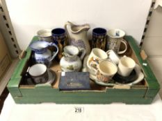 LAURA KNIGHT COMMEMORATIVE CUP, AND OTHER COMMEMORATIVE ITEMS.