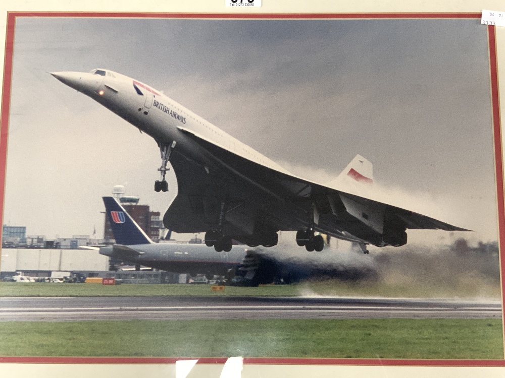 CONCORDE PHOTOGRAPHIC PRINT IN FRAME, 50X35 CMS. - Image 2 of 3