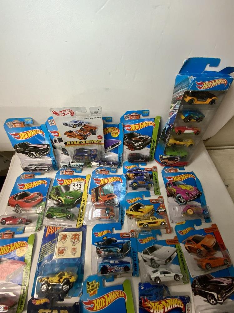 QUANTITY OF HOT WHEELS TOY CARS, UNOPENED IN ORIGINAL PACKETS. - Image 2 of 4