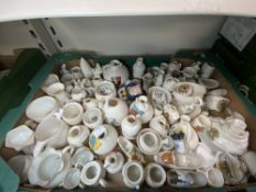 LARGE QUANTITY OF SMALL CRESTED CHINA, SOME GOSS.