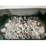 LARGE QUANTITY OF SMALL CRESTED CHINA, SOME GOSS.