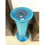 BURMANTOFT FAIENCE CERAMIC JARDINERE STAND 91 CM