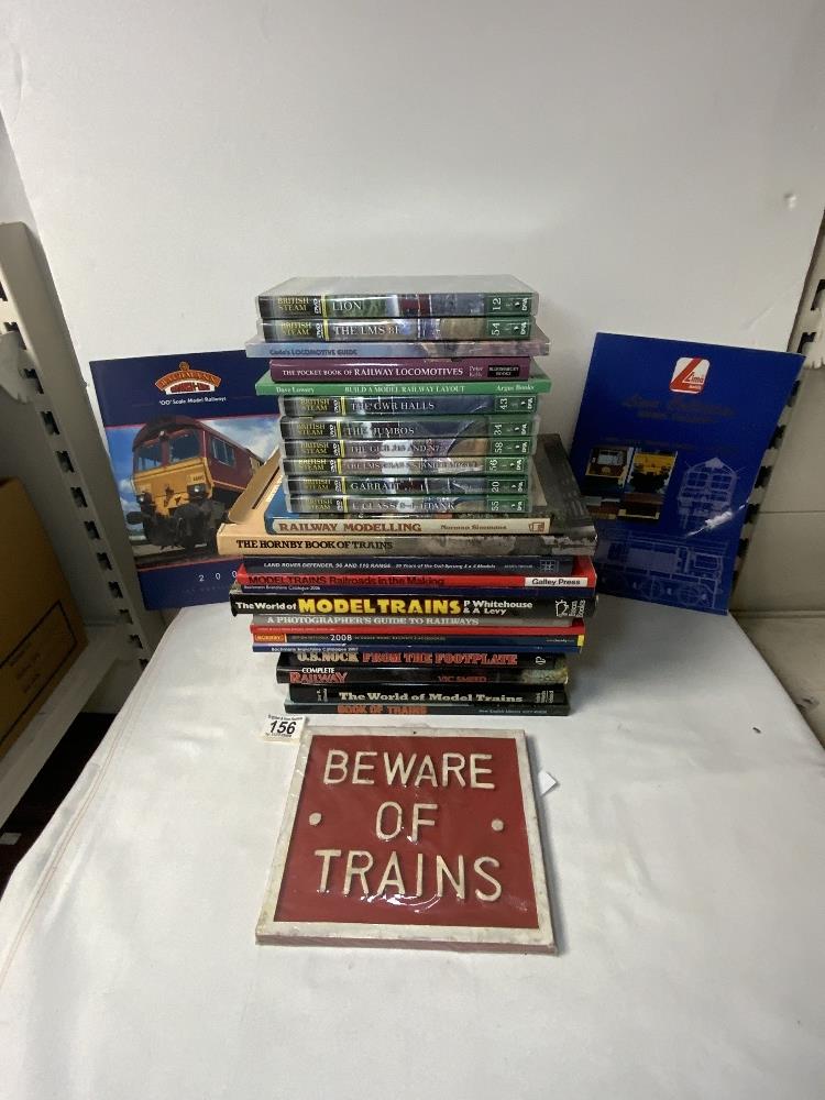 QUANTITY OF BOOKS ON - MODEL TRAINS AND LOCOMOTIVES, AND DVDs. - Image 2 of 6