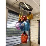 CURIOUSA & CURIOUSA MULTI DROP COLOURED PENDANT LIGHTING