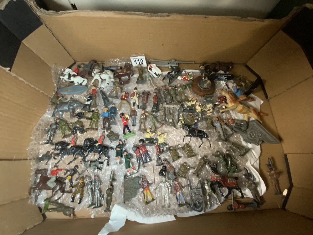 QUANTITY OF LEAD TOY MILITARY FIGURES.