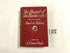 THE HOUND OF THE BASKERVILLES BY A. CONAN DOYLE 1ST CANADIAN EDITION 1902.