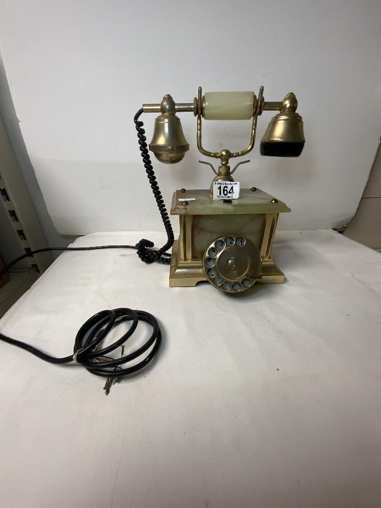 VINTAGE ONYX TELEPHONE. - Image 3 of 3