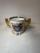 A PARAGON PORCELAIN COMMEMORATIVE LOVING CUP - THE WEDDING OF PRINCESS ANNE AND CAPT MARK PHILLIPS