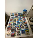 QUANTITY OF HOT WHEELS TOY CARS, UNOPENED IN ORIGINAL PACKETS.