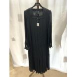 A PARIGI DESIGNER BLACK DRESS SIZE 1O.