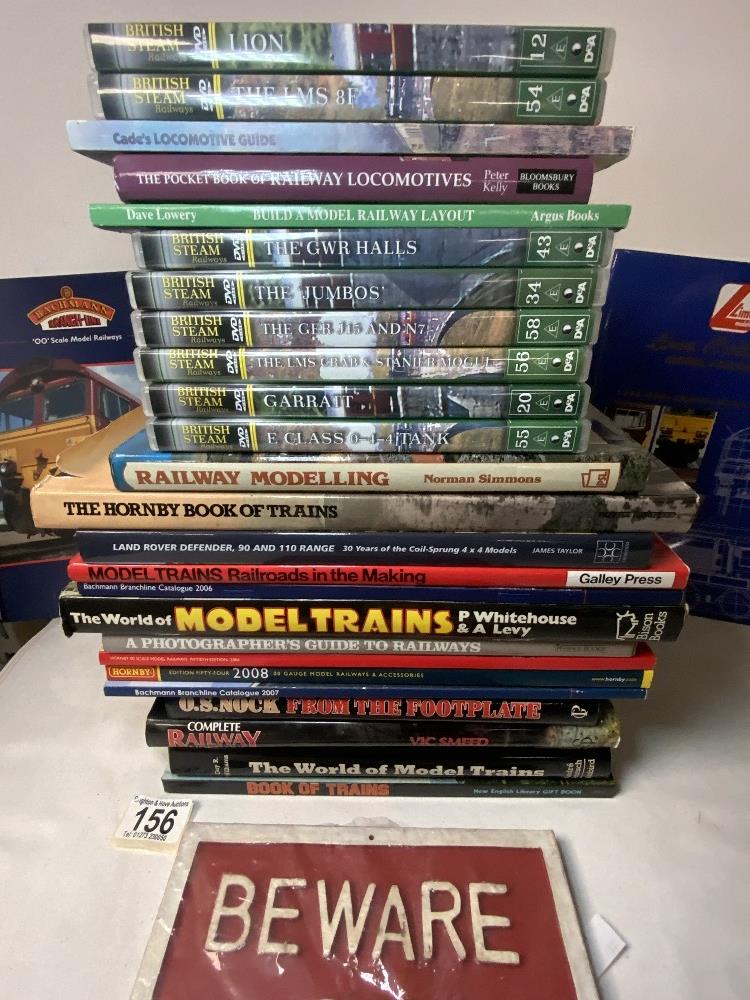 QUANTITY OF BOOKS ON - MODEL TRAINS AND LOCOMOTIVES, AND DVDs. - Image 4 of 6