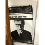FOUR POSTERS FOR - DAVID BAILEY - BIRTH OF THE COOL - JOHN LENNON, MICHAEL CAINE AND TWO OTHERS,