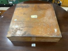 19TH-CENTURY ESCALADA TABLE-TOP GAME BY F.H.AYRES OF LONDON CASED A/F